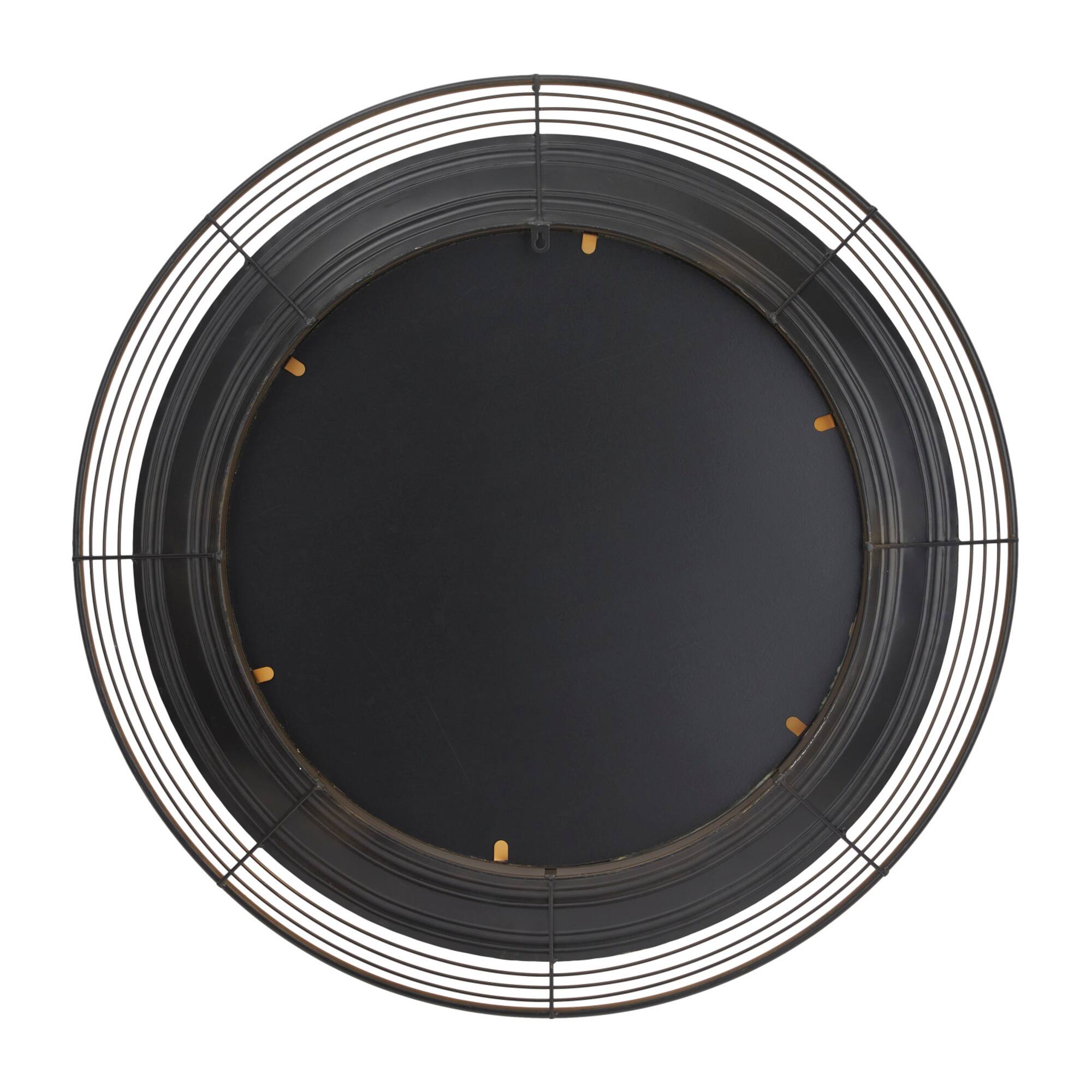 Brown Metal Bohemian Wall Mirror 36" x 36" x 4"